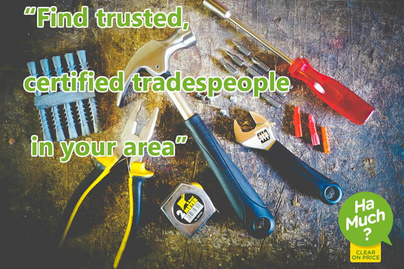 Find trusted certified tradespeople in your area
