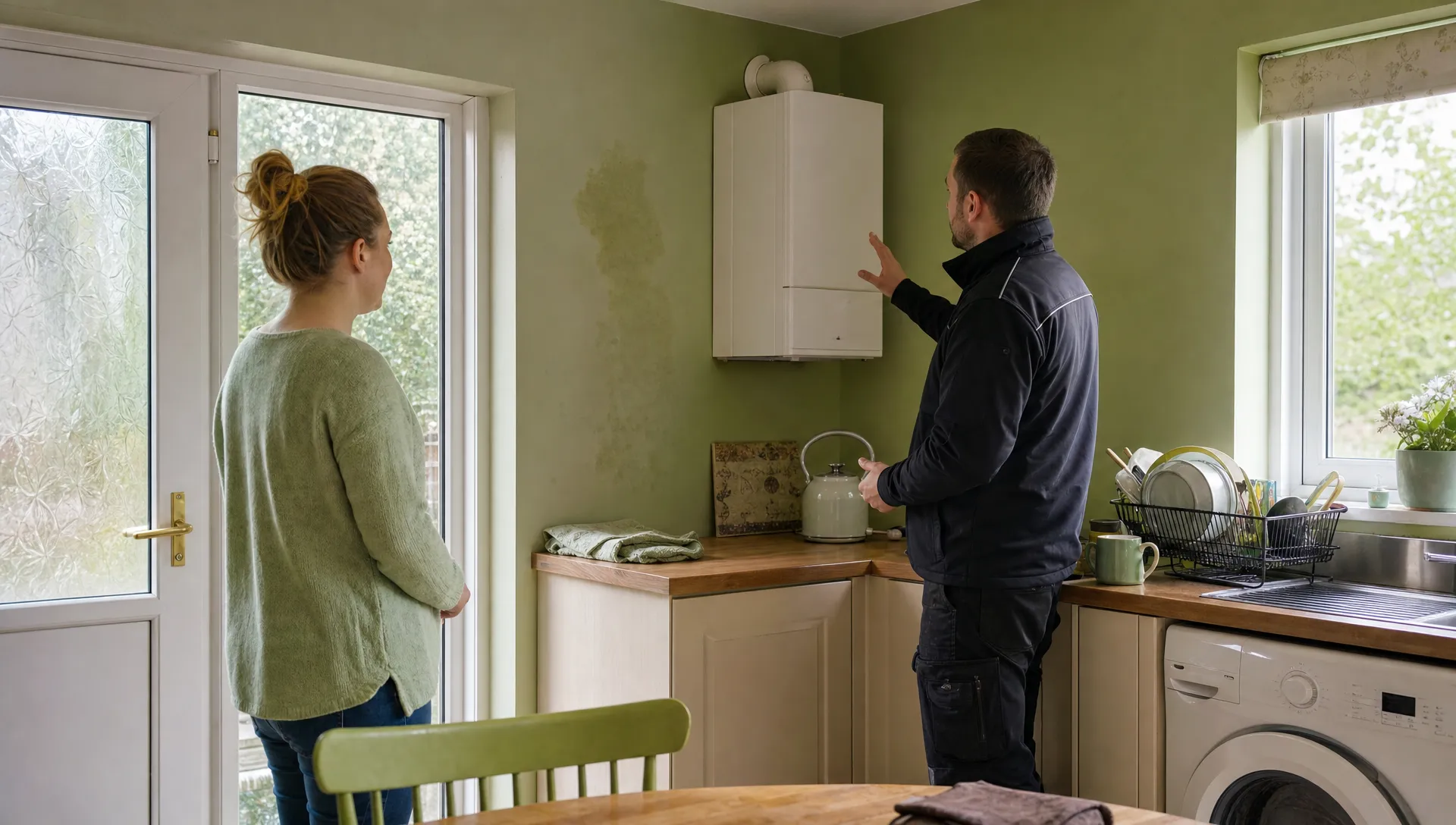 Strong Smell of Gas Near the Boiler